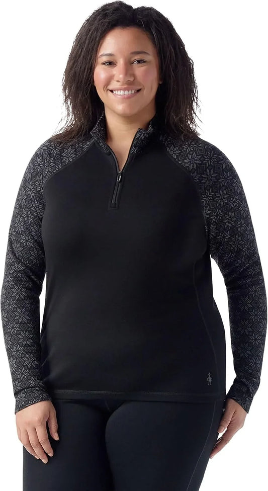 Smartwool Women's Classic Thermal Merino Base Layer 1/4 Zip Plus