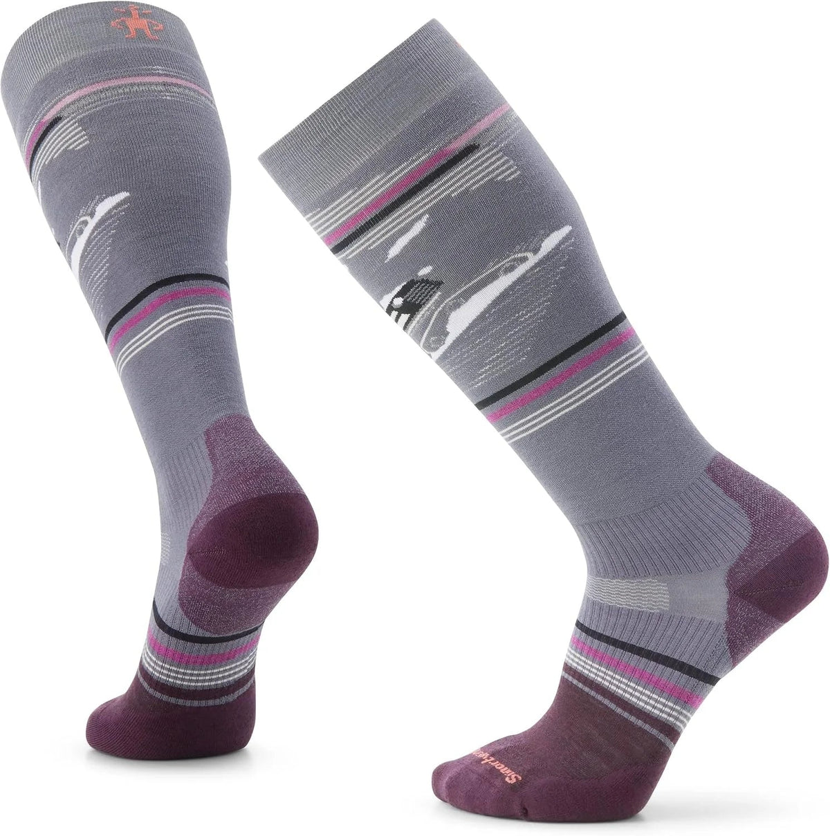 Smartwool Men's Snowboard Targeted Cushion Piste Machine Over the Calf Socks