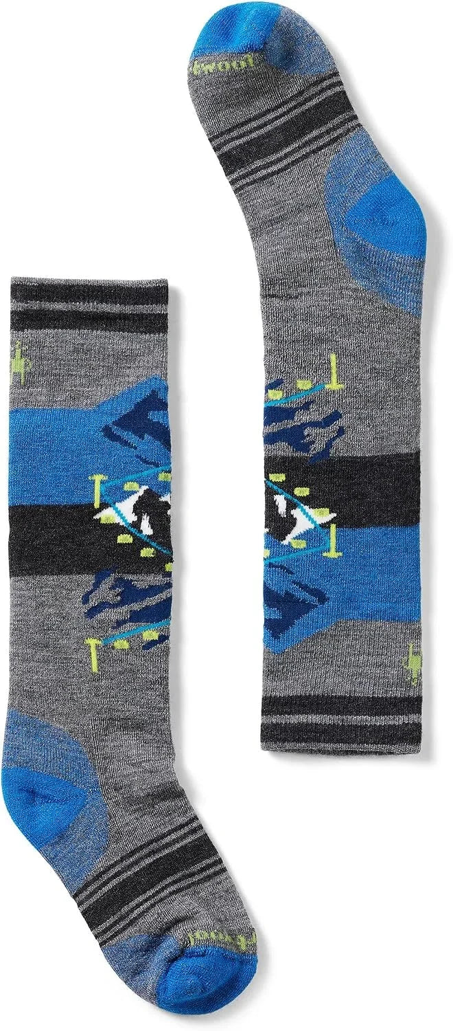 Smartwool Unisex Kids Kids' Wintersport Full Cushion Gondola Over the Calf Socks (Toddler/Little Kid/Big Kid)
