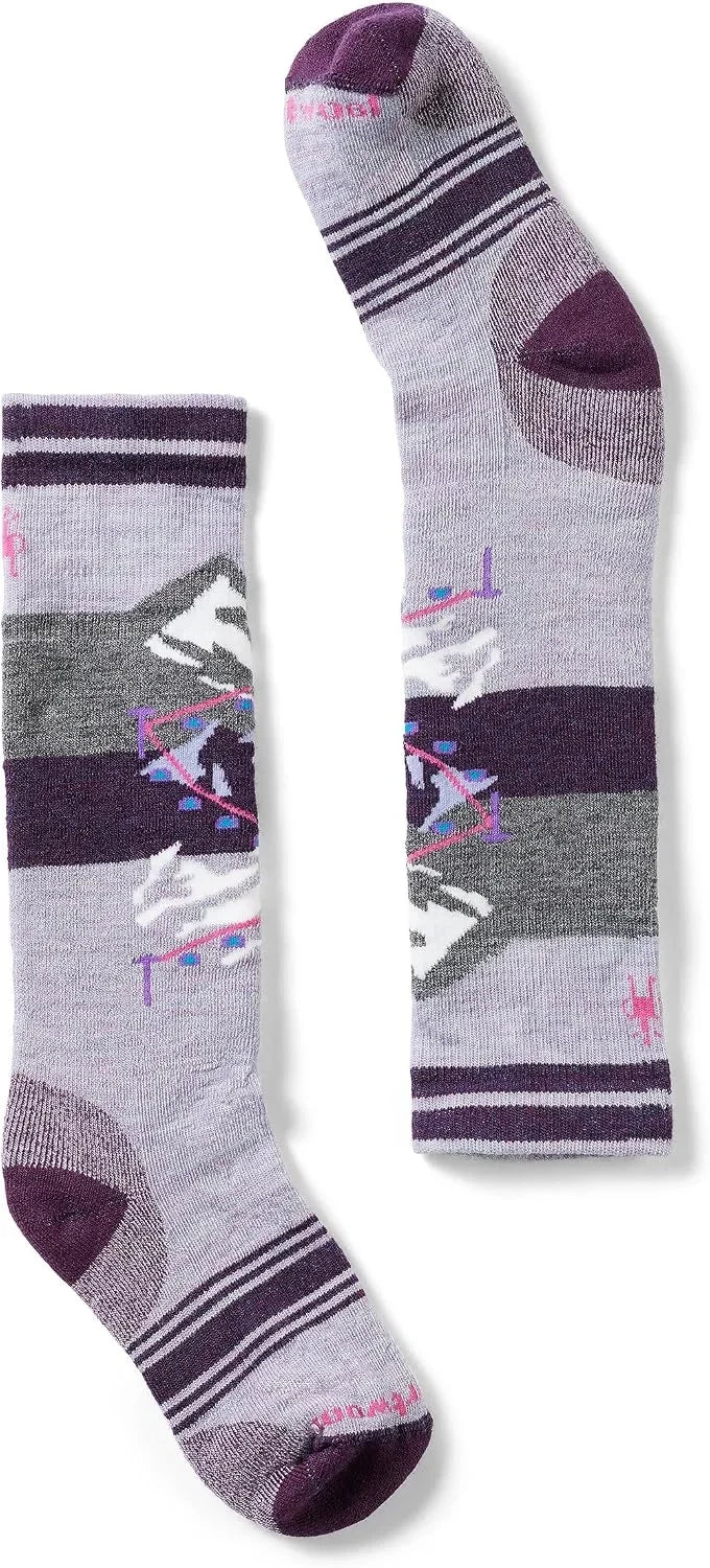 Smartwool Unisex Kids Kids' Wintersport Full Cushion Gondola Over the Calf Socks (Toddler/Little Kid/Big Kid)