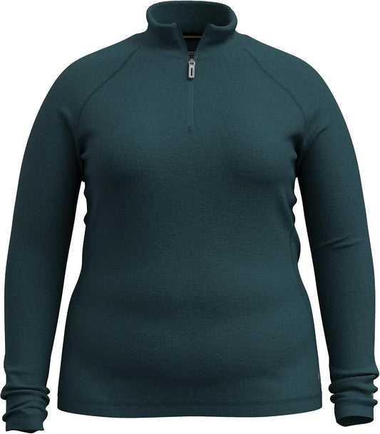 Smartwool Women's Classic Thermal Merino Base Layer 1/4 Zip Plus