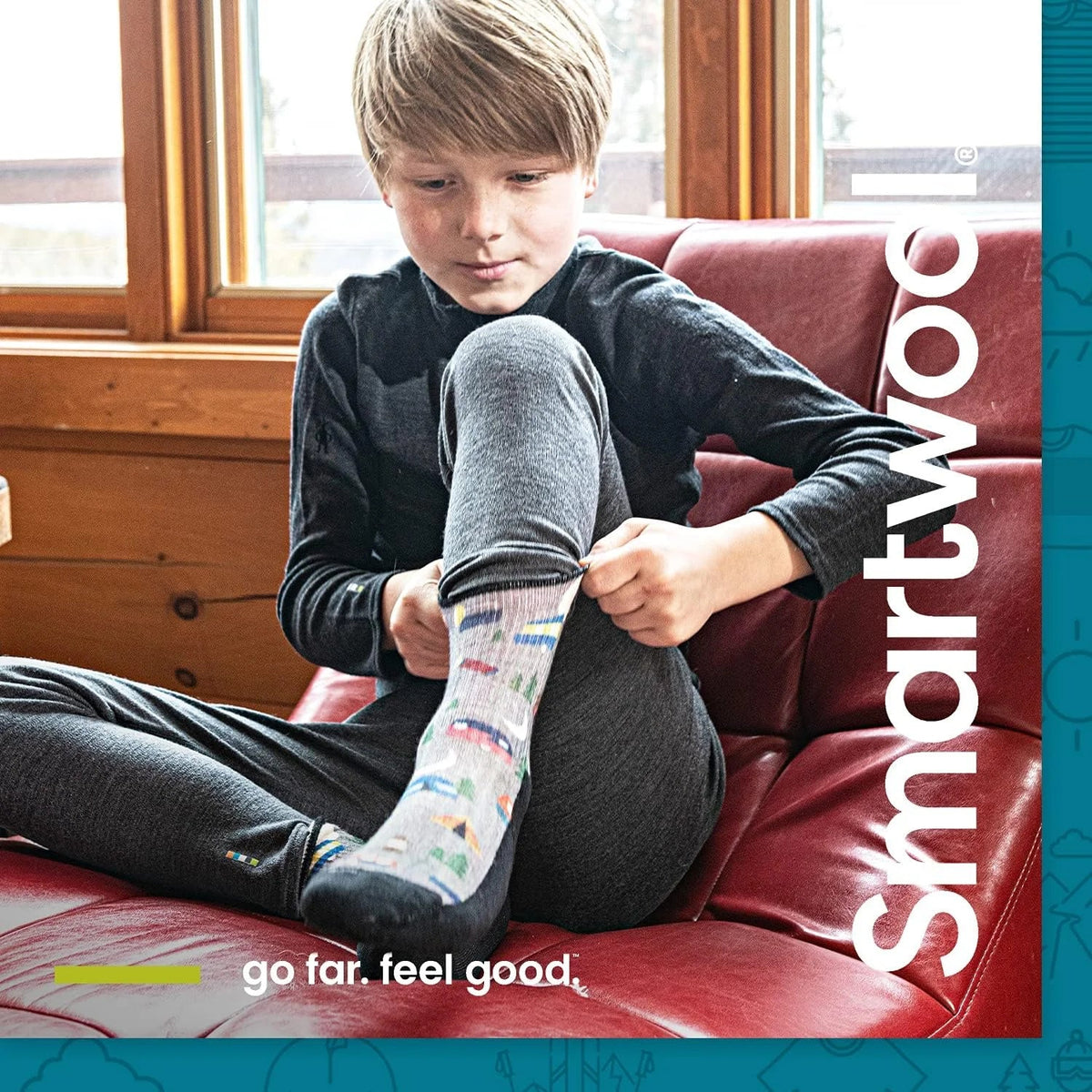 Smartwool Unisex Kids Wintersport Full Cushion Ski Day Over-the-calf Socks (Toddler/Little Kid/Big Kid)