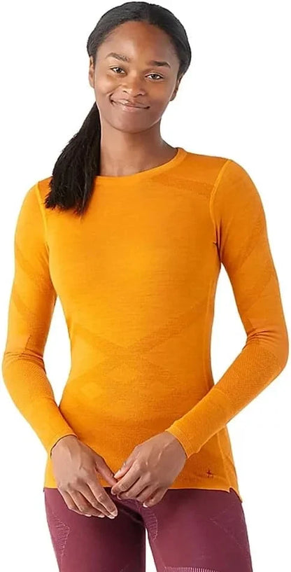 SmartWool Women's Intraknit Thermal Merino Base Layer Crew, Breathable Merino Wool Long Sleeve Shirt