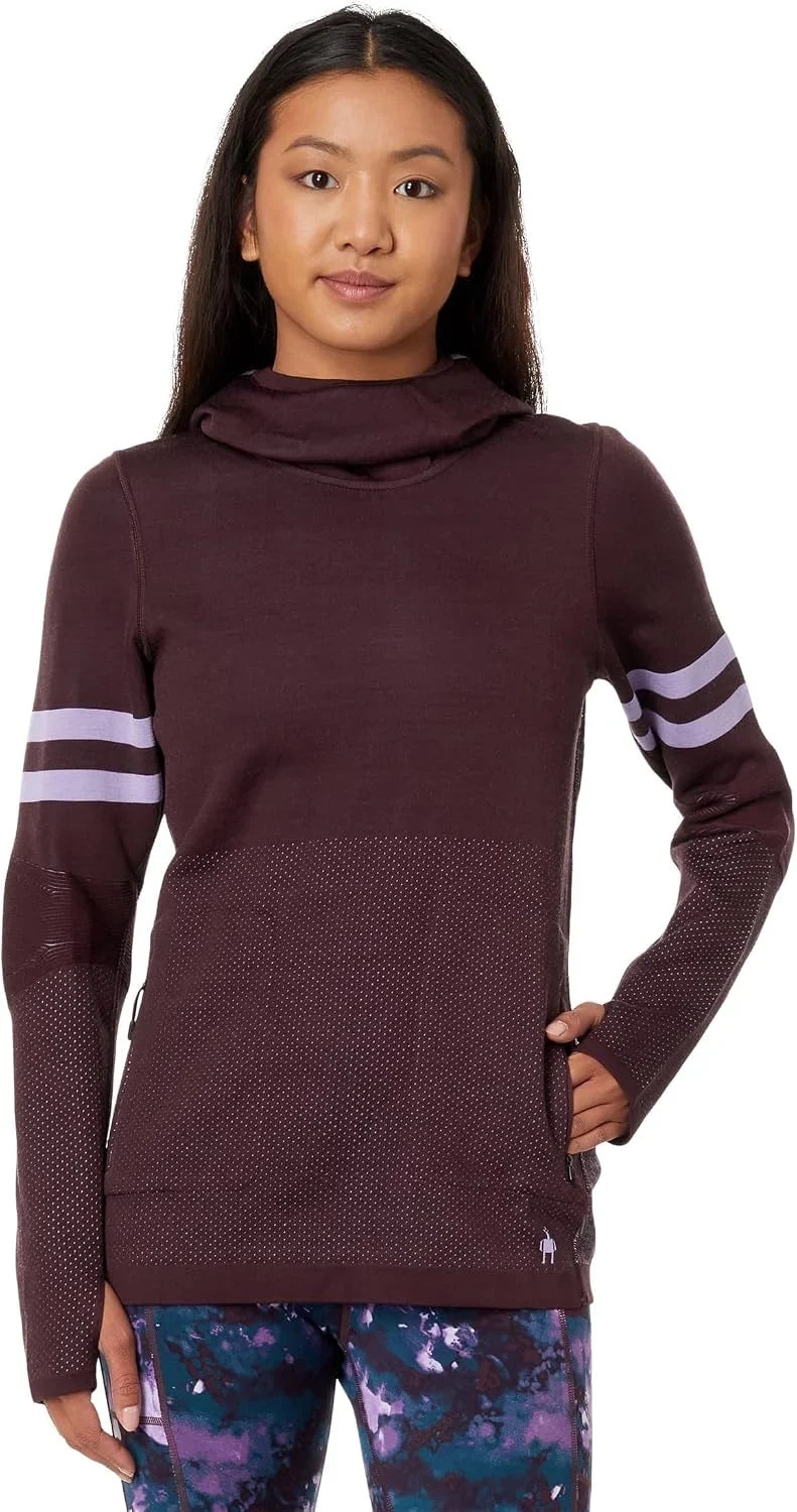 Smartwool Intraknit Merino Tech Pullover Hoodie Eggplant SM