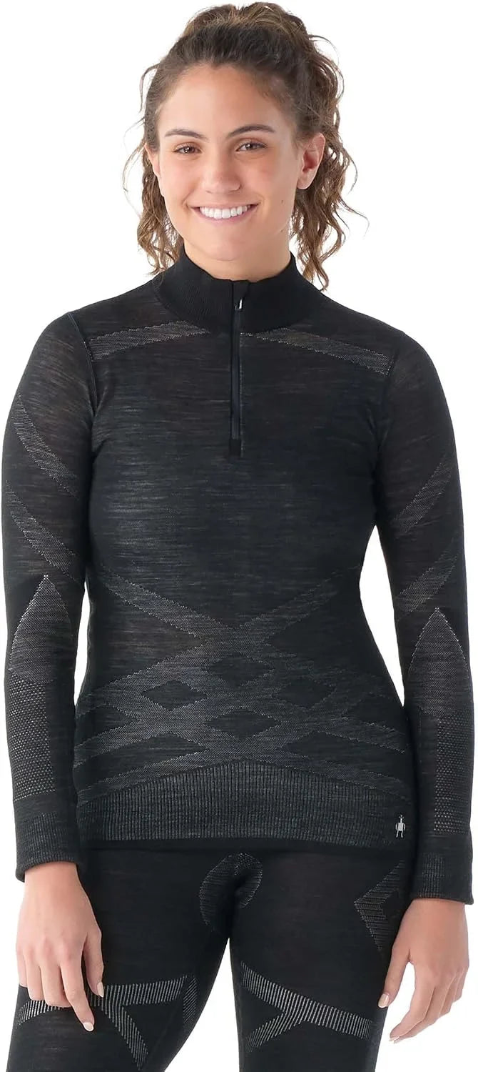 SmartWool Women's Intraknit Thermal Merino Base Layer 1/4 Zip