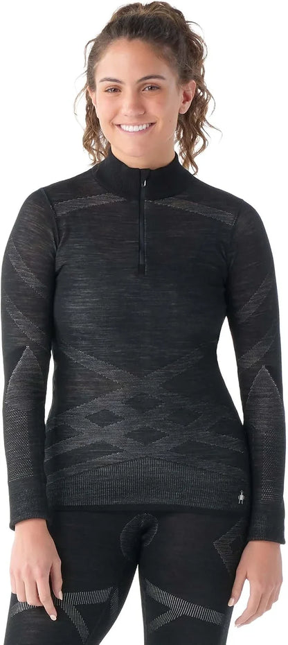 SmartWool Women's Intraknit Thermal Merino Base Layer 1/4 Zip