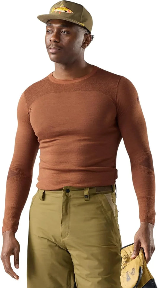 SmartWool Men's Intraknit Thermal Merino Base Layer Crew, Lightweight, Breathable Merino Wool Long Sleeve Active Shirt